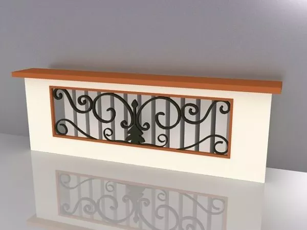 Radiator Heater Inside Unit 3d model