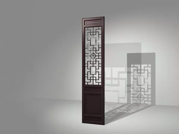 Cloud Shaped Partition Panel 3d model