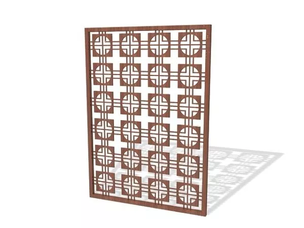 Decorative Home Screening Panel 3d model Decorative Home Screening Panel 3d model