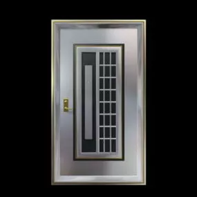 Decorative Home Security Door 3d model