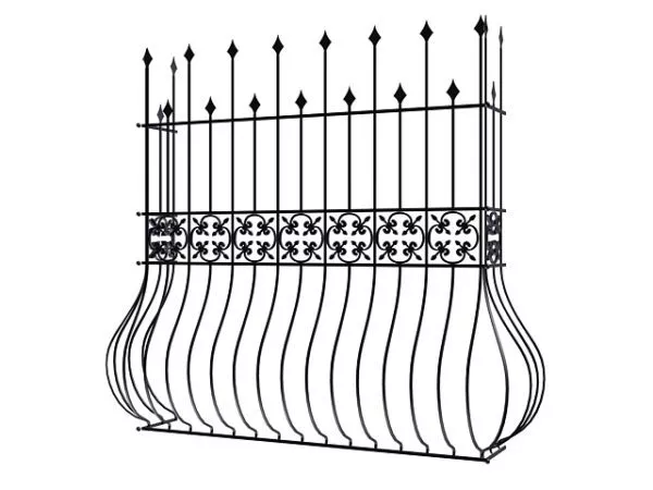 Decorative Home Metal Window Guard 3d model Decorative Home Metal Window Guard 3d model