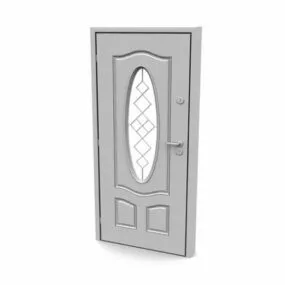 Decorative Steel Door Furniture 3d model