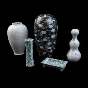 Decorative Modern Vase Decoration 3d model