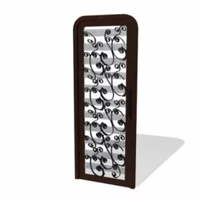 Decorative Furniture Window Grille Panel 3d model