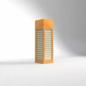 Wooden Column Interior Decoration 3d model