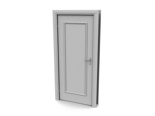 Decorative Interior Wooden Door 3d model Decorative Interior Wooden Door 3d model