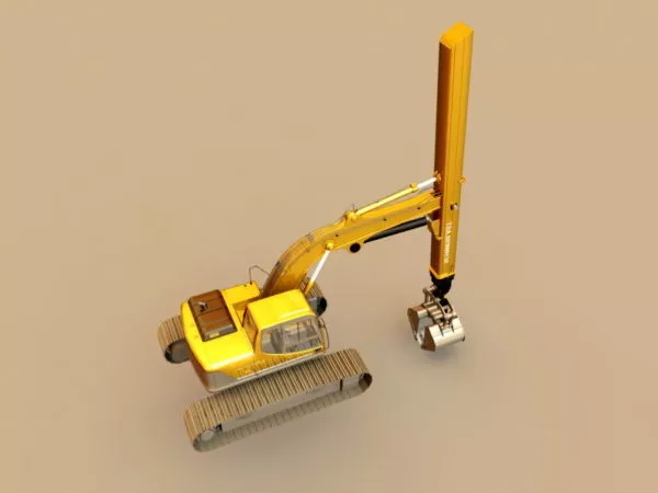 Excavator Robot 3d model