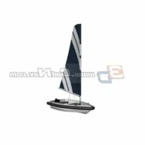 Delta Sailboat Watercraft 3d model