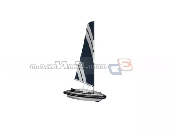 Low Poly Boat 3d model