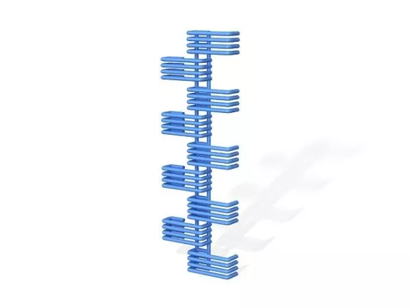 Towel Rail Inox Shelf 3d model
