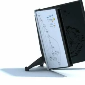 Office Desk Book Document Holder 3d model