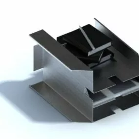 Office Desk Document Holder File Rack 3d model