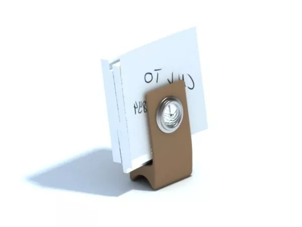 Oval Alarm Clock Scifi Shape 3d model