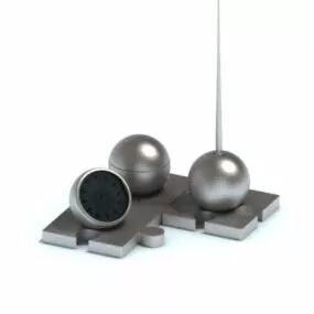 Office Equipment Desk Pen Holder 3d model
