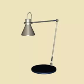 L Shape Desk Reading Lamp 3d model