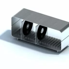 Office Desktop Cd Holder Stand 3d model