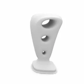 White Ceramic Decoration Artware 3d model