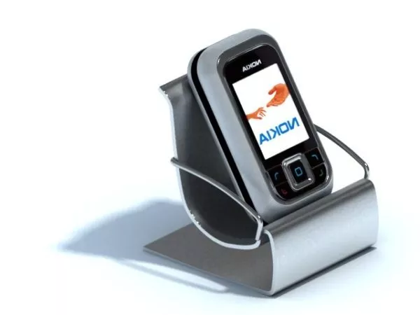 Office Desktop Mobile Phone Holder 3d model Office Desktop Mobile Phone Holder 3d model