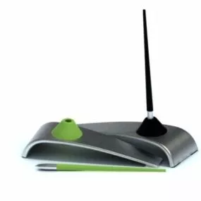 Desktop Pen Holder With Pens 3d model