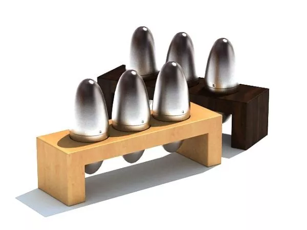 Bowl With Spoon, Kitchen Jar Bottle Set 3d model