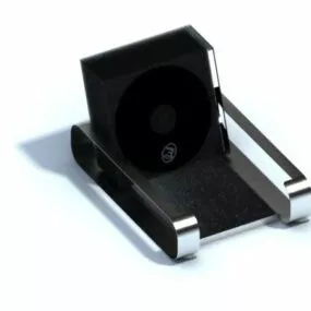 Office Desktop Stainless Steel Cd Rack 3d model