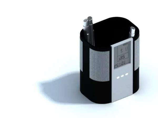 Brass Alarm Clock 3d model