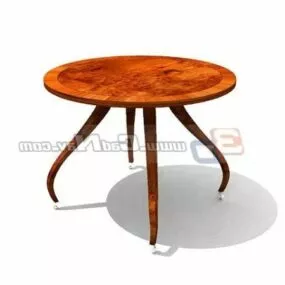 Modern Dining Room Antique Table 3d model