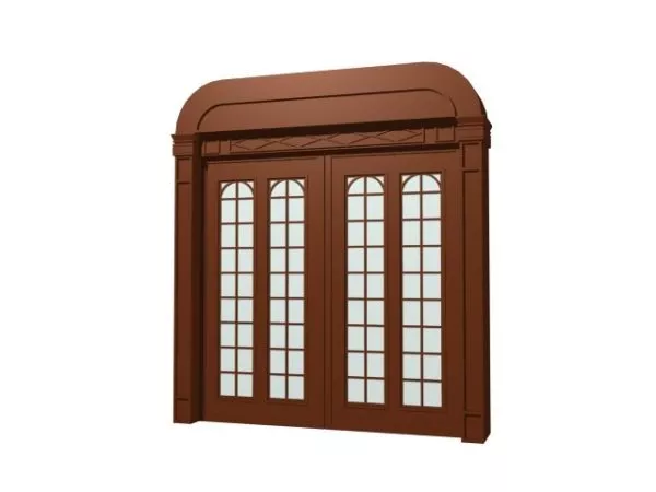 Dining Room Home French Door 3d model Dining Room Home French Door 3d model