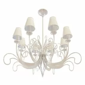 Dining Room Antique Chandelier 3d model