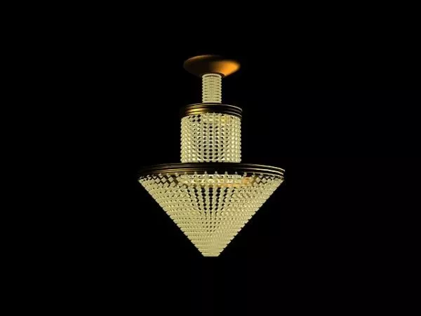 Dining Room Crystal Chandelier 3d model Dining Room Crystal Chandelier 3d model