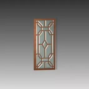 Dining Room Door Glass Inserts 3d model