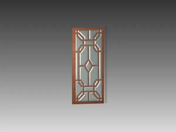 Dining Room Door Glass Inserts 3d model Dining Room Door Glass Inserts 3d model