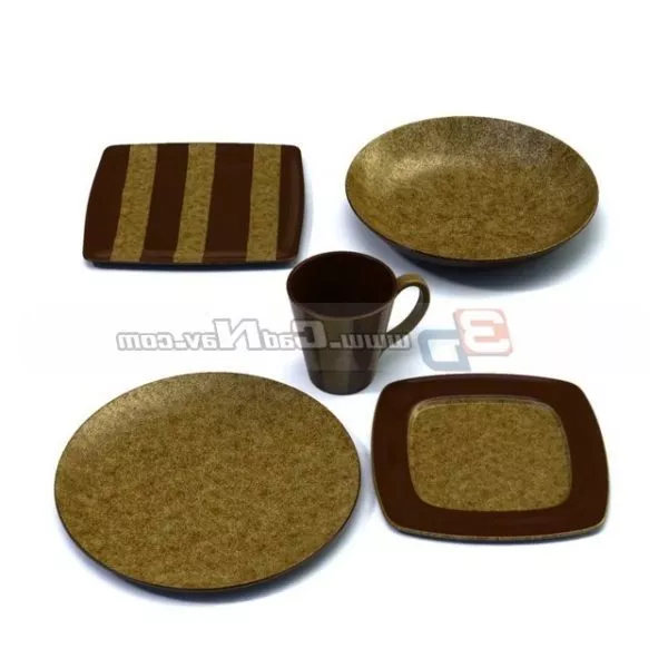 Tea Cup And Saucer 3d model