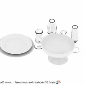 Porcelain Dinnerware Sets 3d model