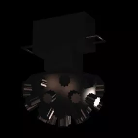 Disco Sphere Spotlight Lighting 3d model