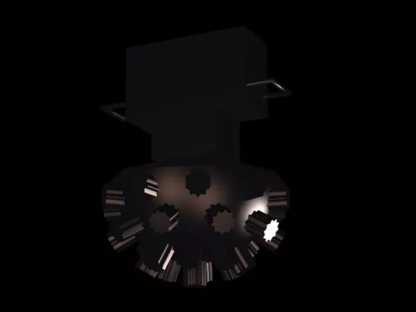 Sphere Shape With Lighting Set 3d model