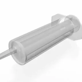 Hospital Disposable Syringe 3d model