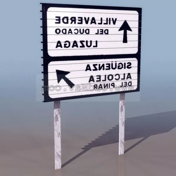 Old Road 3d model