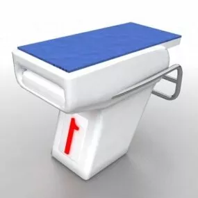 Swimming Pool Diving Platform 3d model