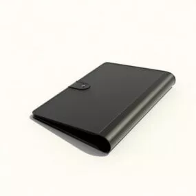 Document File Bag Leather Material 3d model