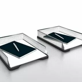 Office Document Tray Holder 3d model