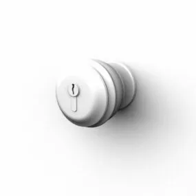 Home Door Handle Ball Lock 3d model