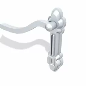 European Door Handle Parts 3d model