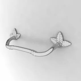 Metal Door Hardware Pull 3d model