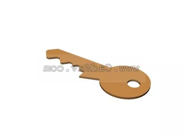 A Key Lock 3d model