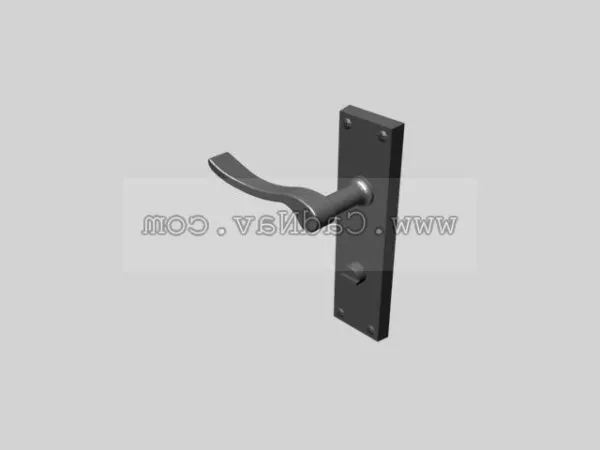 Rustic Padlock, Old Lock 3d model