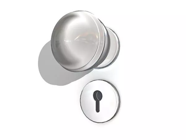 Rustic Padlock, Old Lock 3d model
