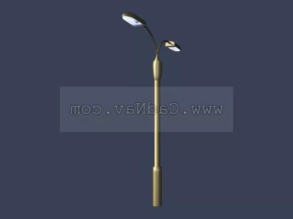 Double Armed Design Garden Lamp 3d model Double Armed Design Garden Lamp 3d model