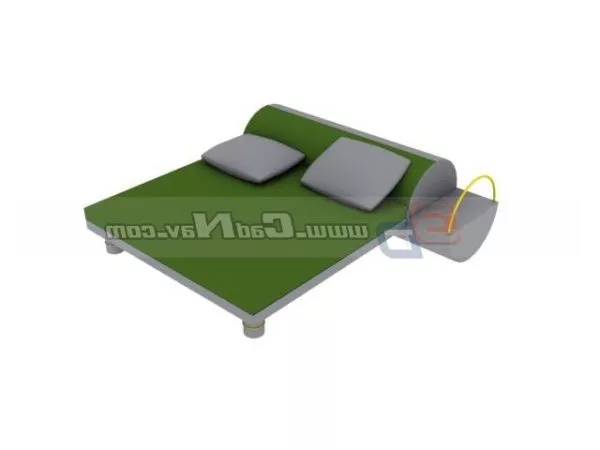 Double Bed Design Furniture 3d model Double Bed Design Furniture 3d model