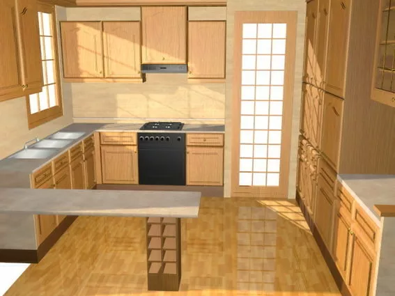 Steel Kitchen Hood 3d model